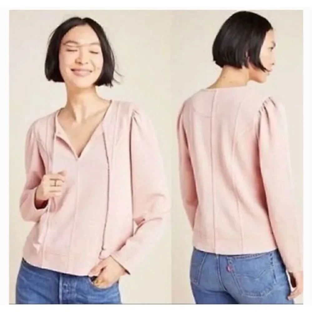 Maeve dusty pink sweater top S